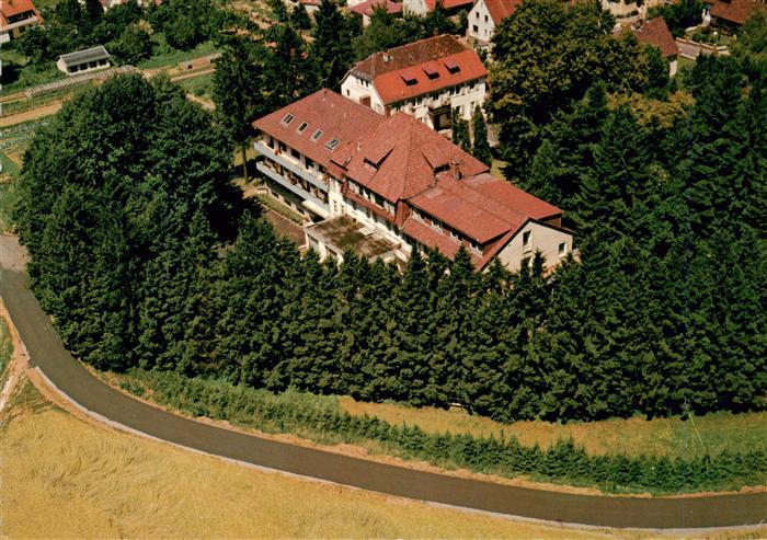 Muecke-Flensungen Christl Erholungsheim Flensungerhof Fliegeraufnahme