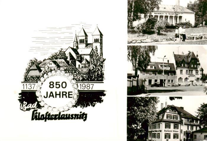 Bad Klosterlausnitz Sanatorium Dr Friedrich wolf Makrt mit Rathaus Kurhotel Koep