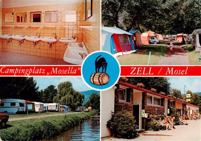 Zell Mosel Camping Mosella Sanitaerraum Bach Bungalows