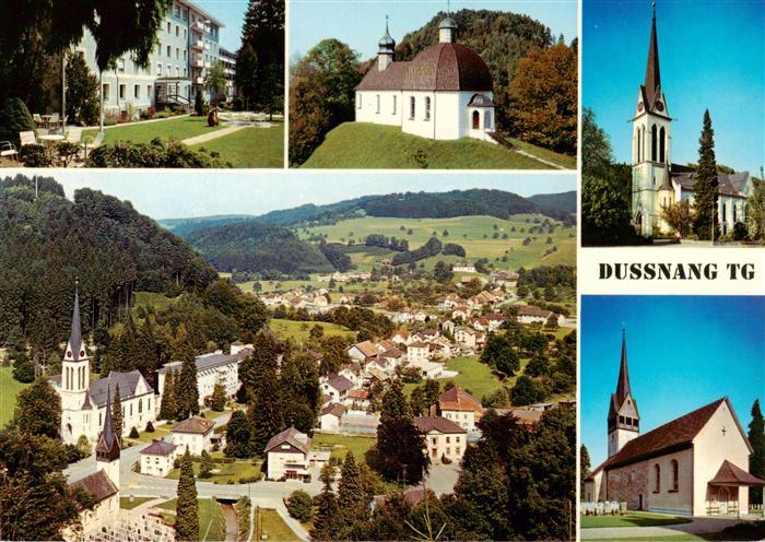 Dussnang TG Kurhaus Kapelle Kirchen Fliegeraufnahme