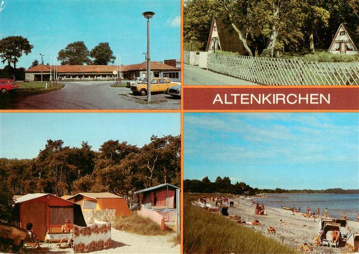 Altenkirchen Ruegen Kaufhalle Bungalows Campingplatz Drewoldke Strand