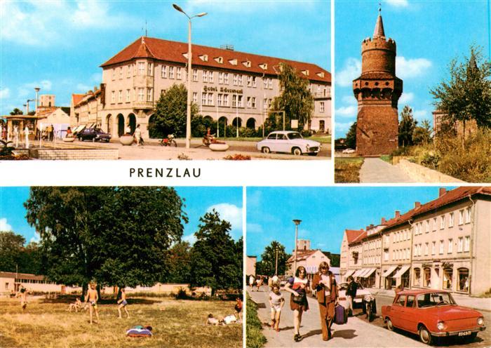 Prenzlau Hotel Uckermark Mitteltorturm Staedt Seebad am Uckersee Strasse der Rep