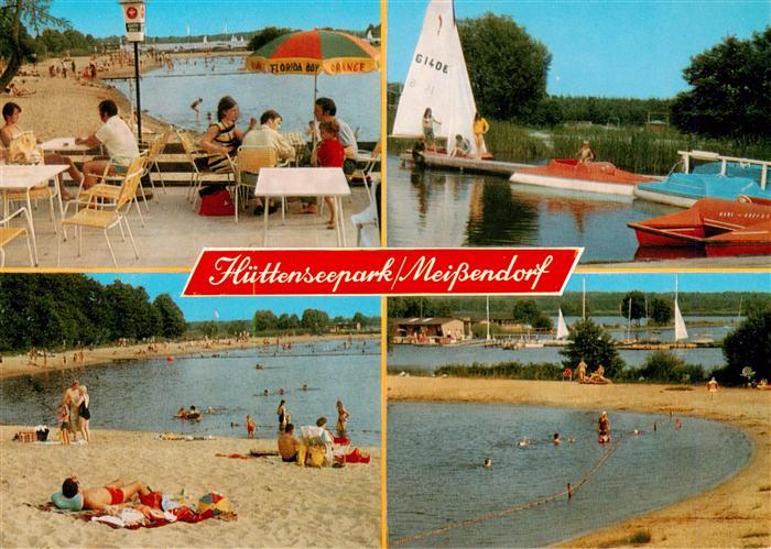 Meissendorf Huettenseepark Teilansichten Strandpartien