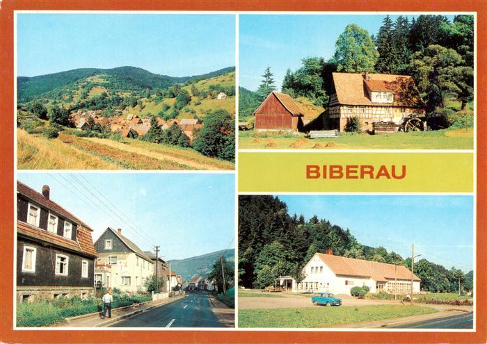 Biberau Panorama Rote Muehle OT Tellerhammer Teilansicht FDGB Erholungsheim Robe