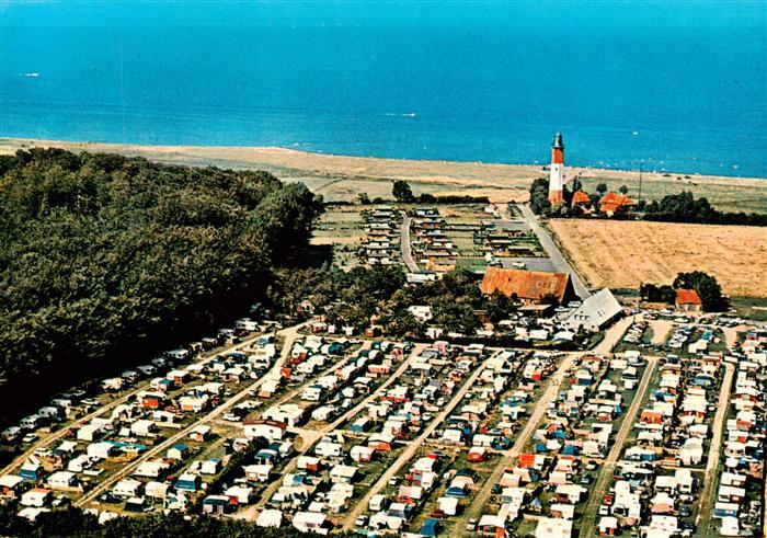 Behrensdorf Ostsee Campingplatz Waldesruh Leuchtturm Fliegeraufnahme