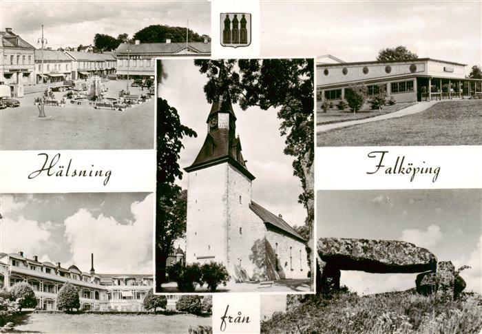 Falkoeping Sweden Teilansichten Kirche