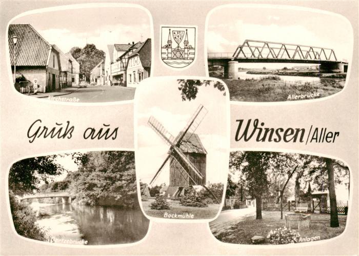 Winsen Aller Kirchstrasse Allerbruecke Ostseebruecke Bockmuehle Anlagen