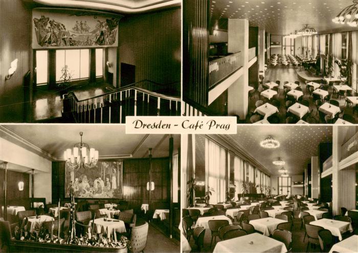 Dresden Elbe Cafe Prag Gastraeume Speisesaele