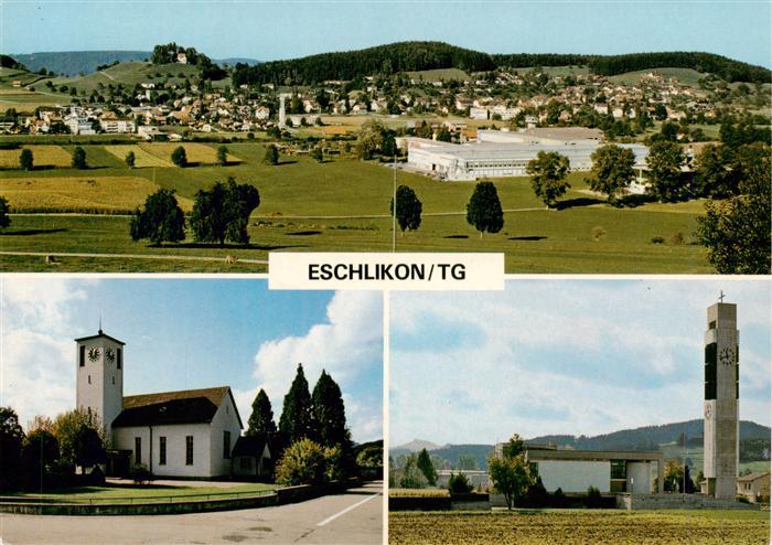Eschlikon Panorama Kirchen