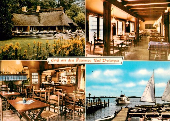 Bad Dreibergen Faehrkrug Ammerlaender Gaststaette Gastraeume Bootssteg