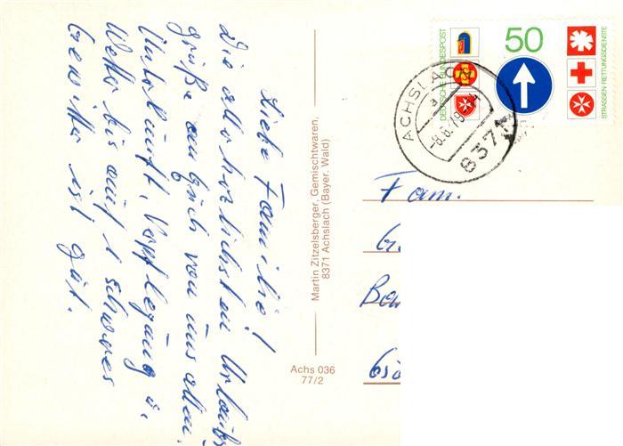 Achslach Regen Bayern Aussichtsturm Hirschenstein Panorama Gipfelkreuz Klosterst – Bild 2