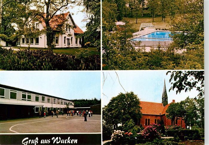 Wacken Villa Sportplatz Kirche Schwimmbad