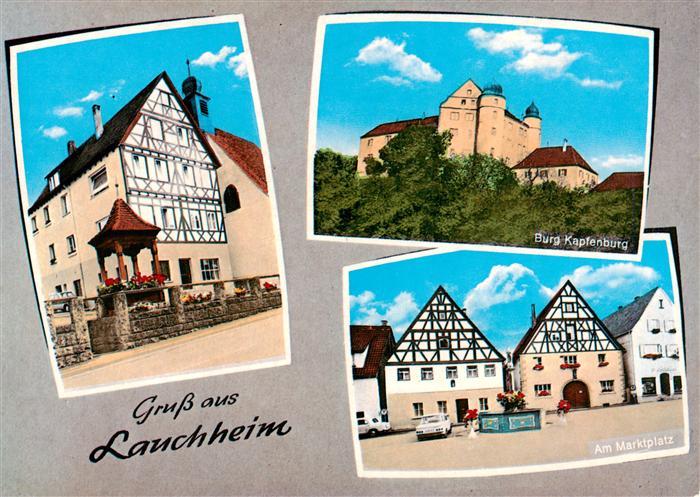 Lauchheim Fachwerkhaus Burg Kapfenburg Am Marktplatz