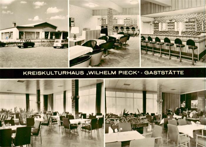Kyritz Brandenburg Kreiskulturhaus Wilhelm Pieck Gaststaette Bar