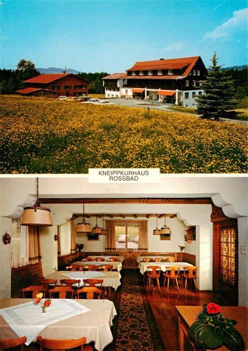 Krumbach Vorarlberg Kneippkurhaus Rossbad Gastraum