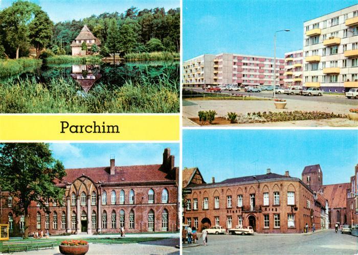 Parchim Kinderkurheim Markower Muehle Leninstrasse Rathaus Waagestrasse