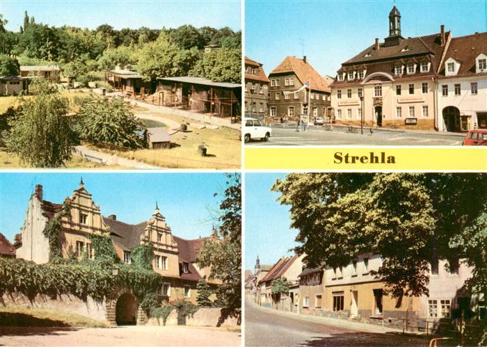 Strehla Tierpark Rathaus Schlosseingang Hauptstrasse