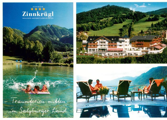 St Johann Pongau Relax Hotel Zinnkruegl Badesee Panorama Terrasse