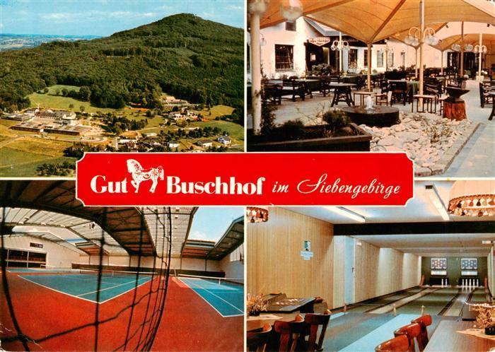 Koenigswinter Gut Buschhof im Siebengebirge Tennishalle Kegelbahn