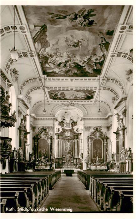 Wiesensteig Kath Stadtpfarrkirche Inneres