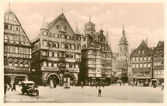 STUTTGART  CITY Partie am Marktplatz