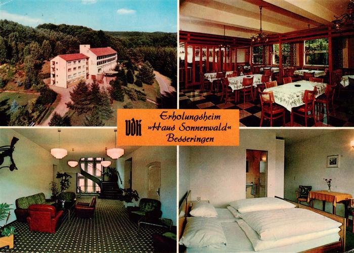 Besseringen VdK Erholungsheim Haus Sonnenwald Gastraum Flur Zimmer