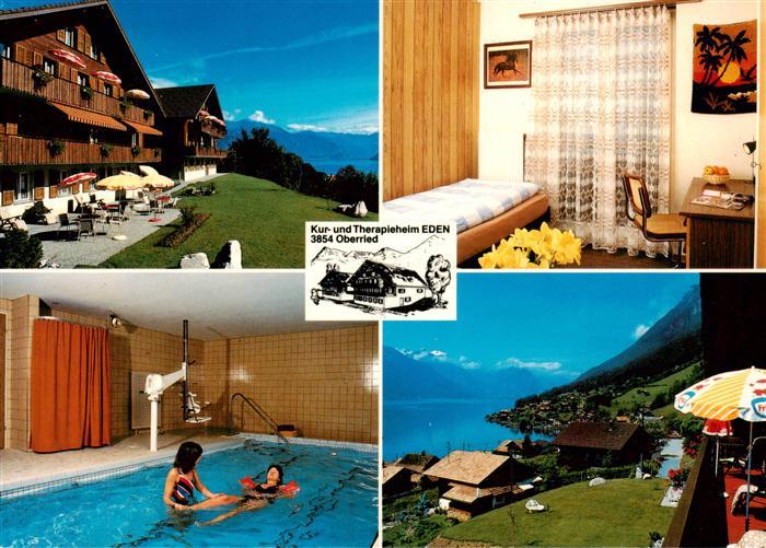 Oberried Brienzersee Kur und Therapieheim Eden Hallenbad Zimmer Seepartie