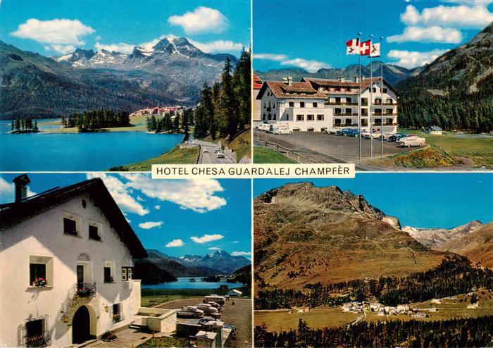Champfer Graubuenden Hotel Chesa Guardalej Seepanorama Teila