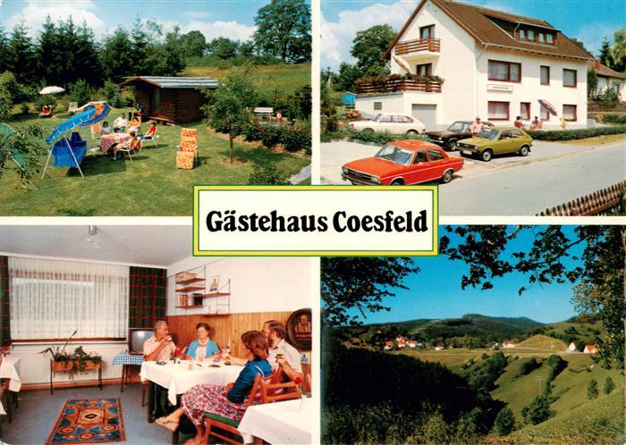 Osterode Harz Gaestehaus Coesfeld Garten Gaststube Panorama