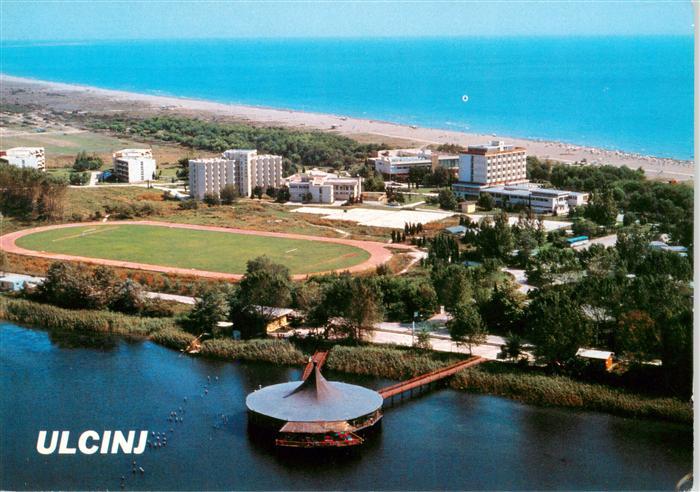 Ulcinj Montenegro Velika plaza Fliegeraufnahme