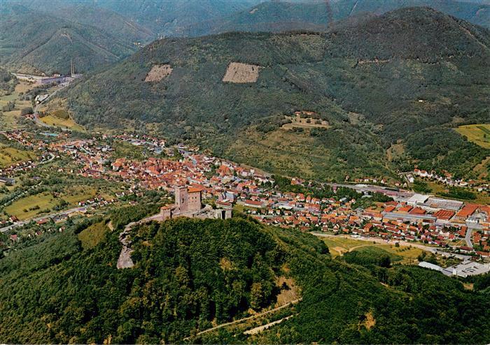 Annweiler Trifels Fliegeraufnahme mit Reichsburg Trifels