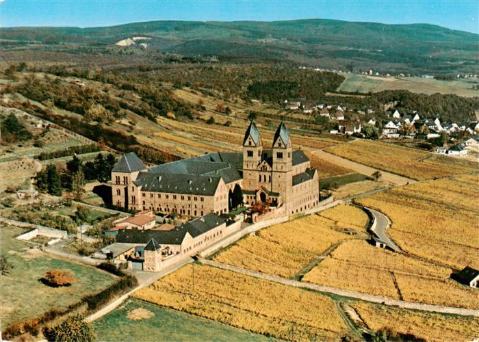 Ruedesheim am Rhein Abtei St Hildegard Fliegeraufnahme