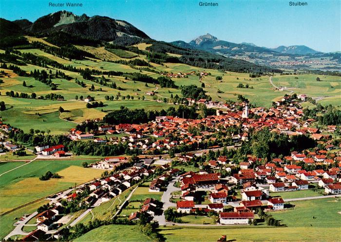 Nesselwang Allgaeu Bayern Fliegeraufnahme