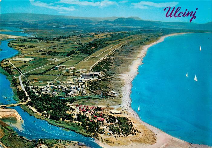Ulcinj Montenegro Fliegeraufnahme