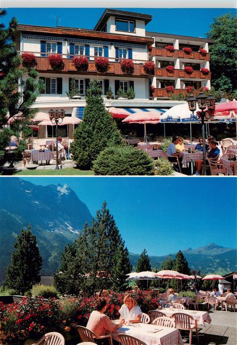 Grindelwald BE Hotel Spinne Terrasse