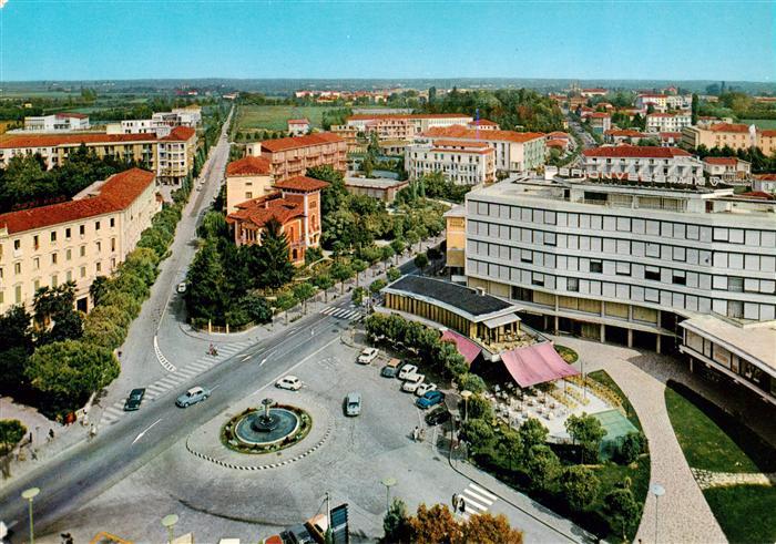 Abano Terme Piazza Fontana Fliegeraufnahme