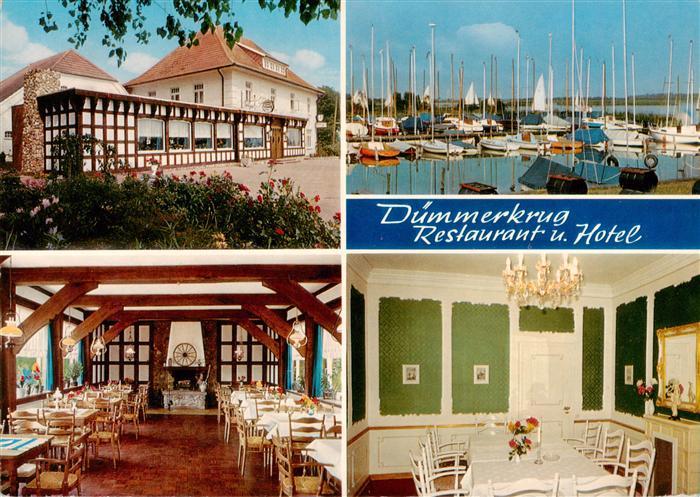 Duemmerlohausen Duemmerkrug Restaurant und Hotel Gastraeume Yachthafen