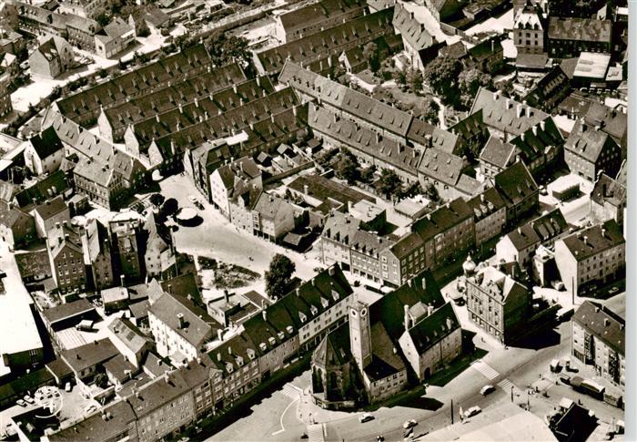Augsburg Fuggerei Fliegeraufnahme