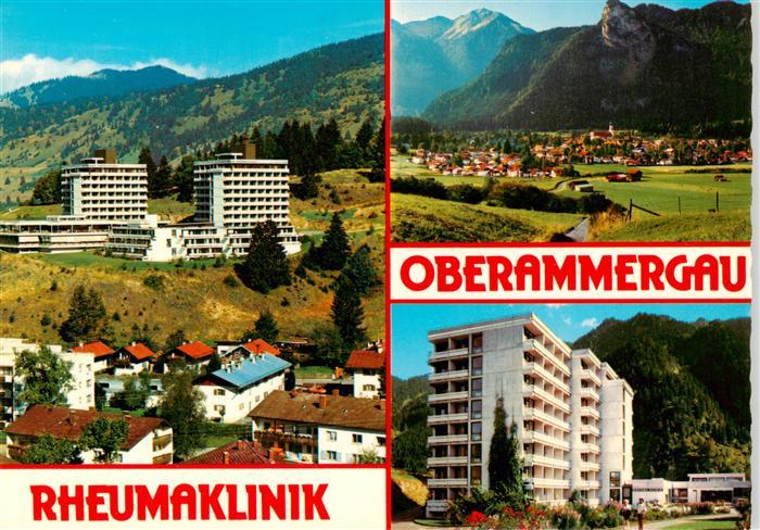 OBERAMMERGAU Bayern Rheumaklinik Panorama Hochhaus