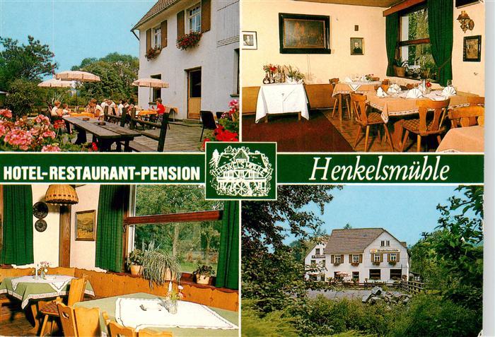 Hirzenhain Wetteraukreis Hotel Restaurant Pension Henkelsmuehle Gastraeume Terra