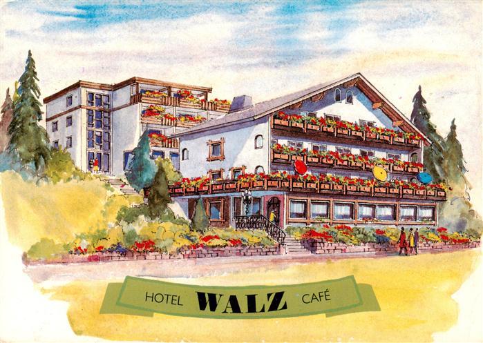 Luetzenhardt Waldachtal BW Hotel Pension Cafe Walz Illustration