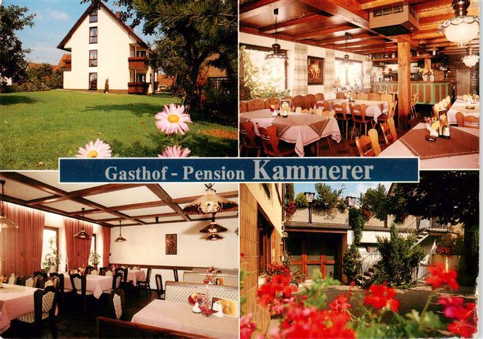 Pautzfeld Gasthof Pension Kammerer Gastraeume Garten