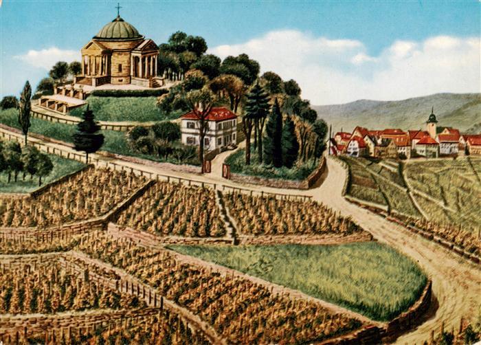 STUTTGART  CITY Grabkapelle auf dem Wuerttemberg mit Rotenberg