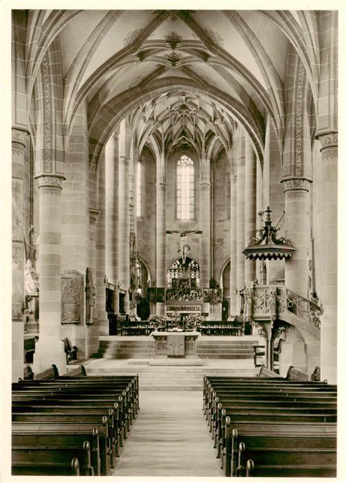Schwaebisch Hall St Michaeliskirche Inneres