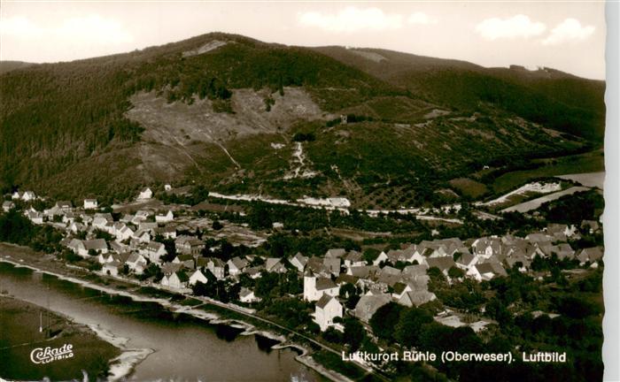 Ruehle Oberweser Fliegeraufnahme