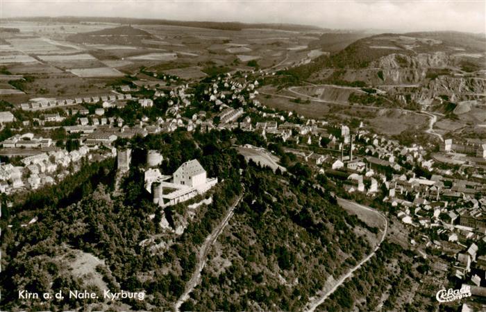 Kirn Nahe Kyburg Fliegeraufnahme