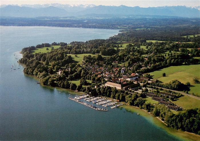 Bernried Starnberger See Fliegeraufnahme