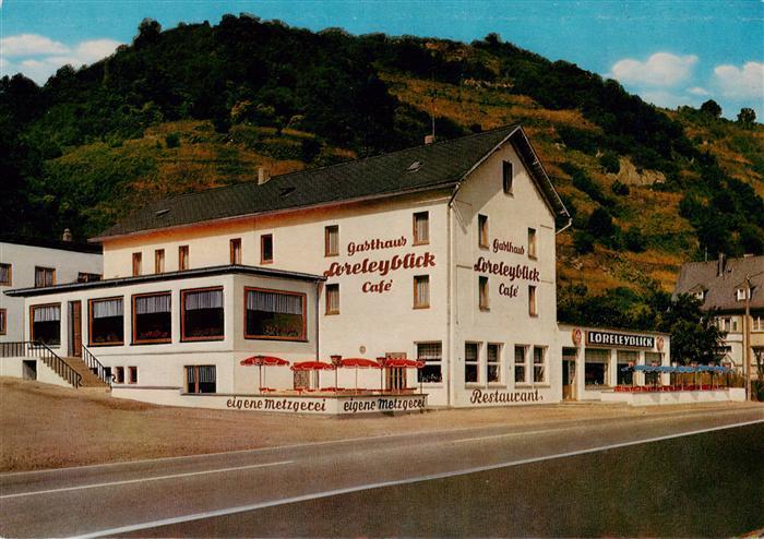 St Goar Rhein Gasthaus Loreleyblick Cafe