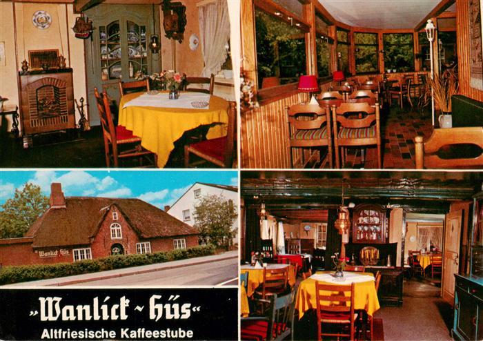 St-Peter-Ording Wanlick Hues Altfriesische Kaffeestube Gastraeume