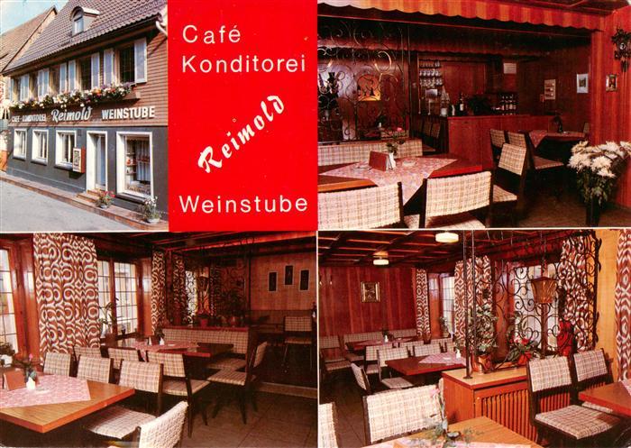 Alpirsbach Cafe Konditorei Reimold Weinstube